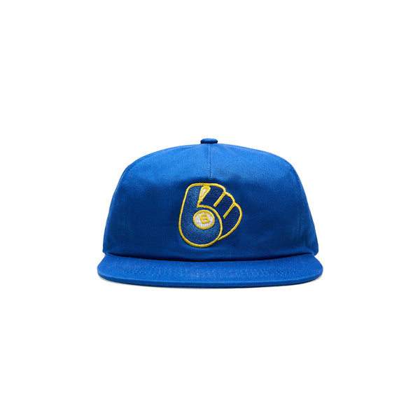 "BREWERY" LOGO 5-PANEL CAP [ROYAL BLUE]
